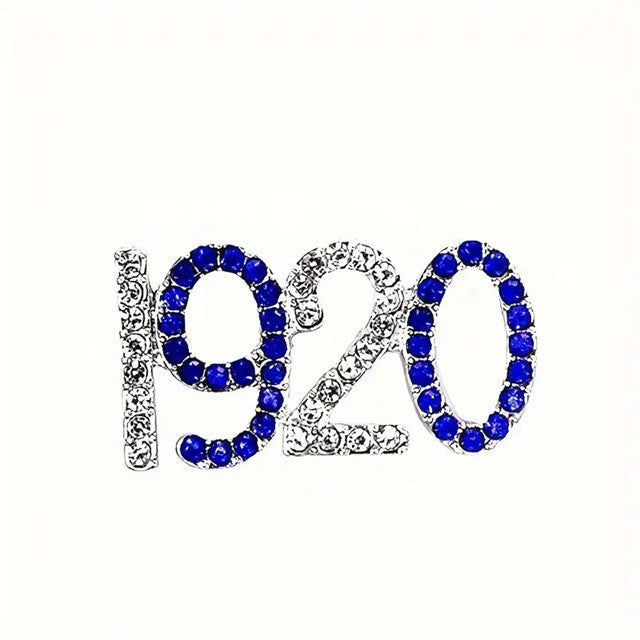 "1920" Was The Year Brooch Accessories__Blue