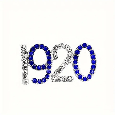 "1920" Was The Year Brooch Accessories__Blue