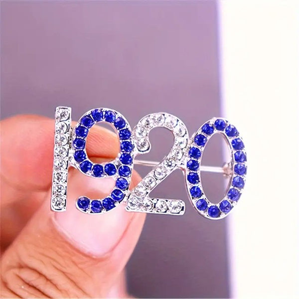 "1920" Was The Year Brooch Accessories__Blue