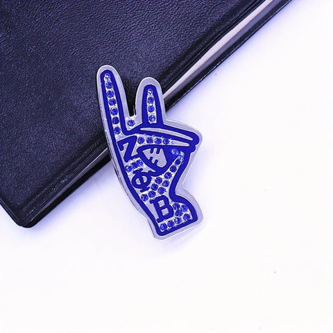 ZETA Not Like Us Brooch Accessories__Blue