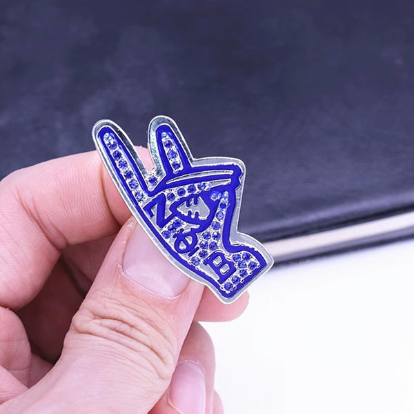 ZETA Not Like Us Brooch Accessories__Blue