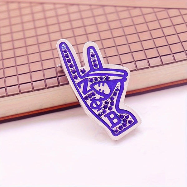 ZETA Not Like Us Brooch Accessories__Blue