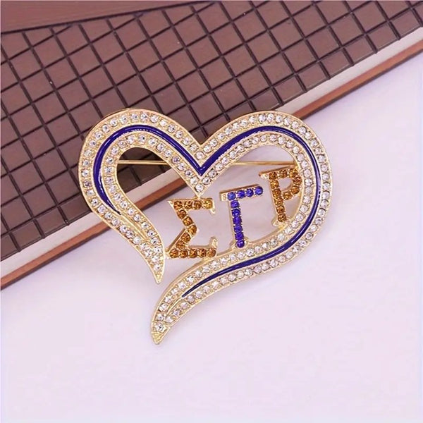A Campus RHOmance Brooch Accessories__Gold