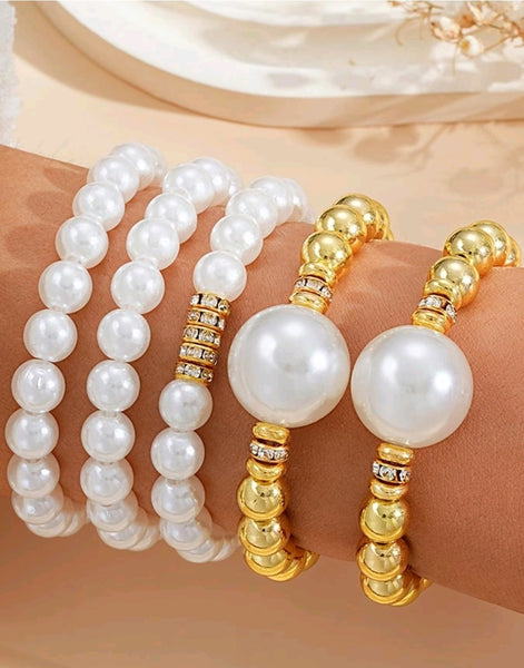 The Princess Stack Bracelet__Gold