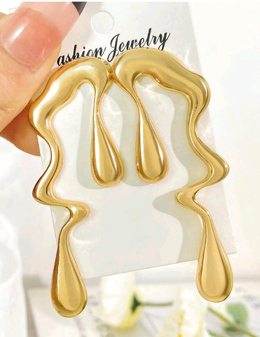 Can You Hear Me Now? Earrings__Gold