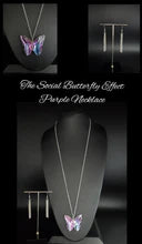 The Social Butterfly Effect Necklace__Purple