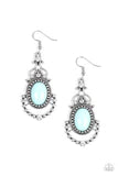 CAMEO And Juliet Earrings__Blue
