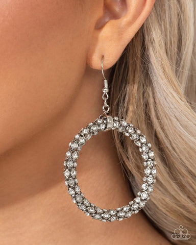 Breathtaking Beacon Earrings__White