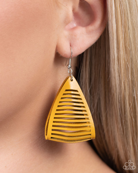 In and OUTBACK Earrings__Yellow