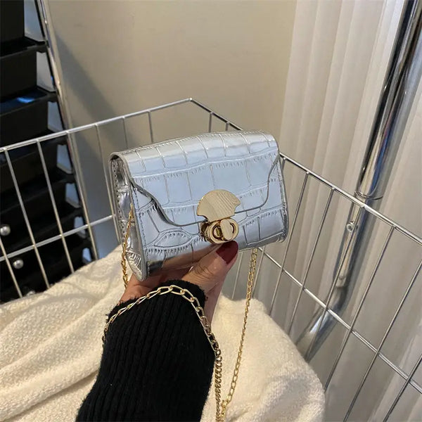Walk Around Town Purse__Silver