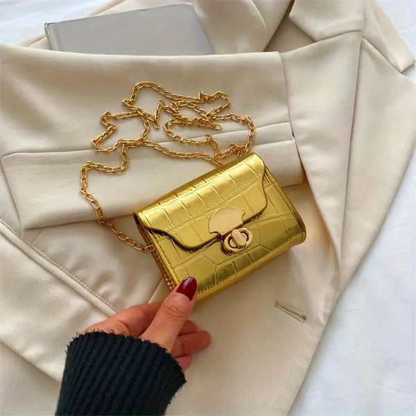 Walk Around Town Purse__Gold