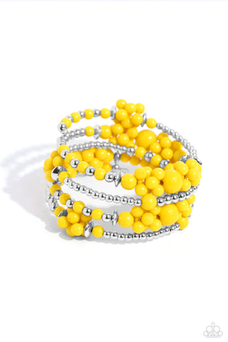 Compelling Clouds Bracelet__Yellow