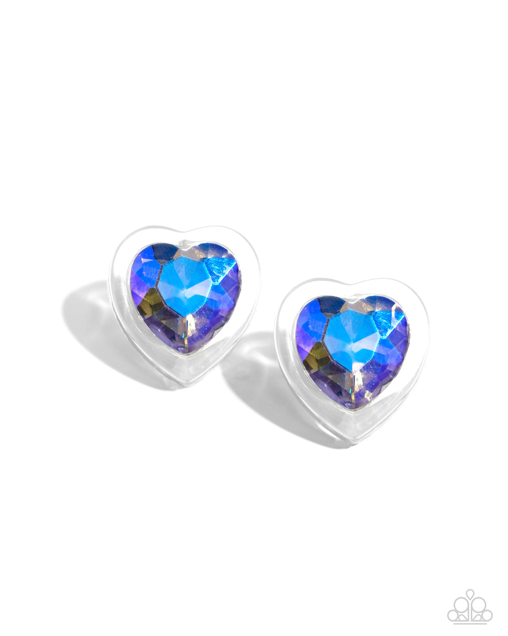 Heart-Pounding Haute Earrings__Purple