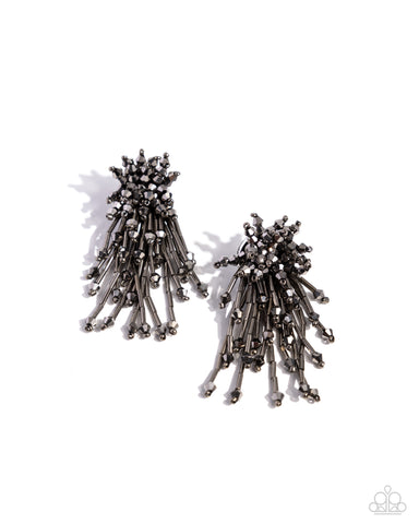 Congratulatory Charm Earrings__Silver