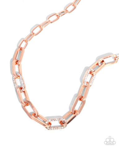 Understated Shimmer Necklace__Copper
