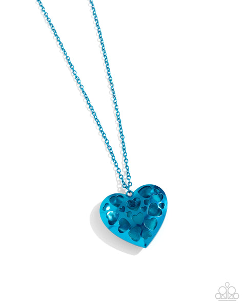 Valentines View Necklace__Blue