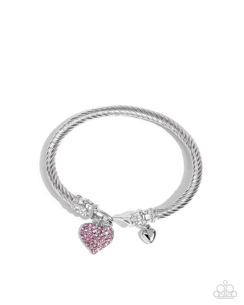 Heart Hour Bracelet__Pink