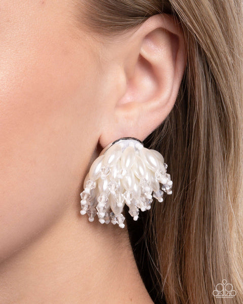 Sunset Shower Earrings__White