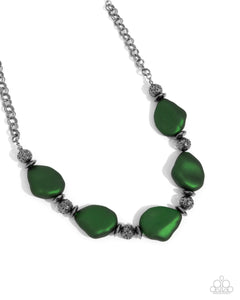 Refulgent Reformation Necklace__Green