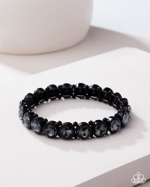 Sugar-Coated Sparkle Bracelet__Black