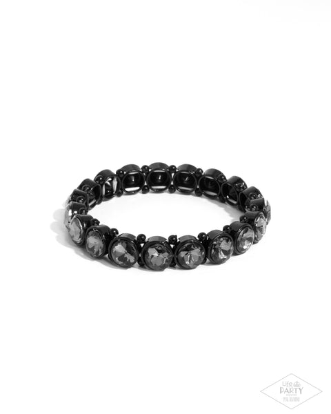 Sugar-Coated Sparkle Bracelet__Black