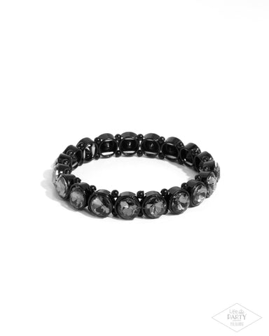 Sugar-Coated Sparkle Bracelet__Black
