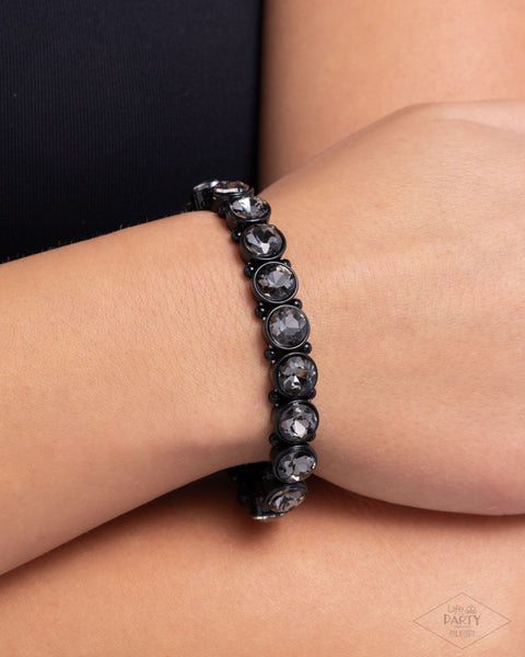 Sugar-Coated Sparkle Bracelet__Black
