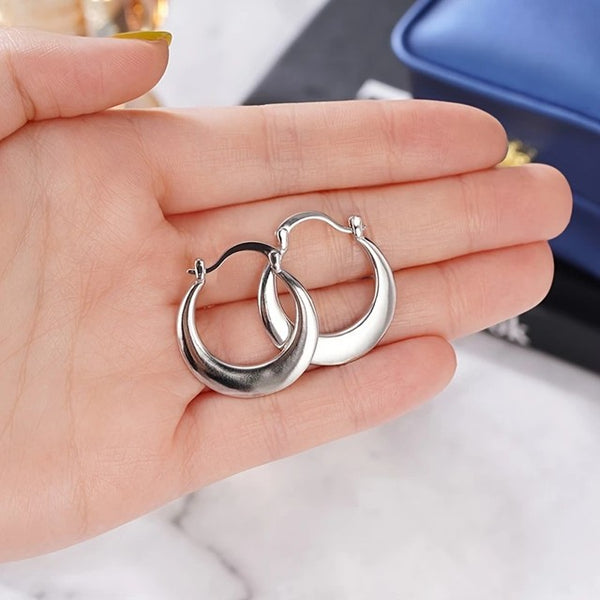 HOOP There It Is Earrings__Silver