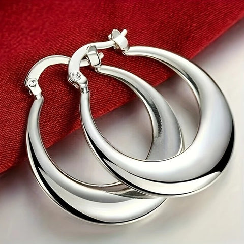 HOOP There It Is Earrings__Silver