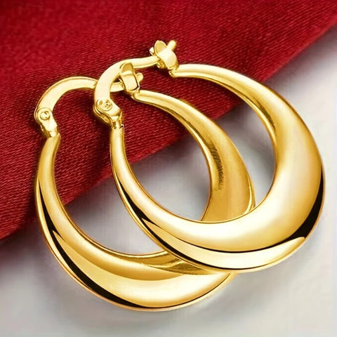 HOOP There It Is Earrings__Gold