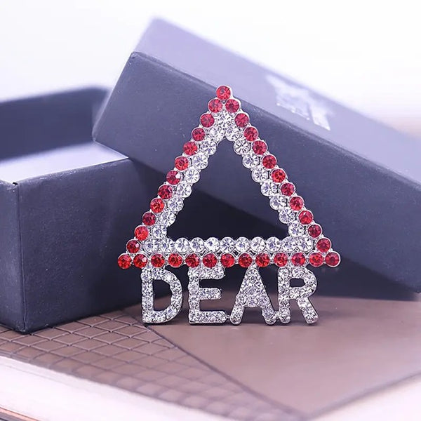 Honor Thy Sponsor Brooch Accessories__Red