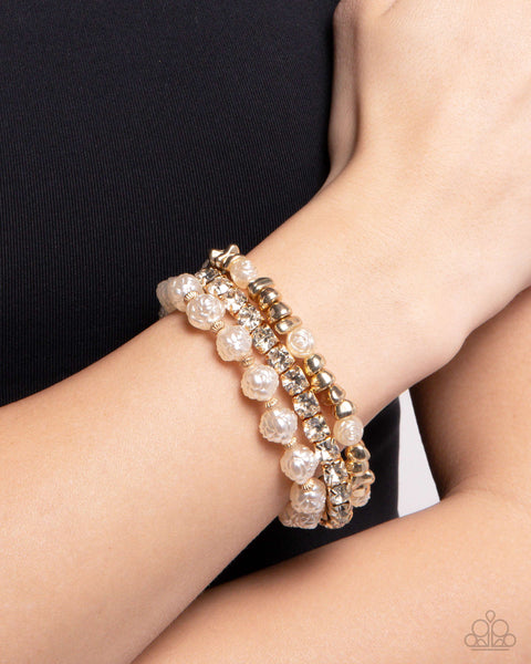 Fair Florals Bracelet__Gold