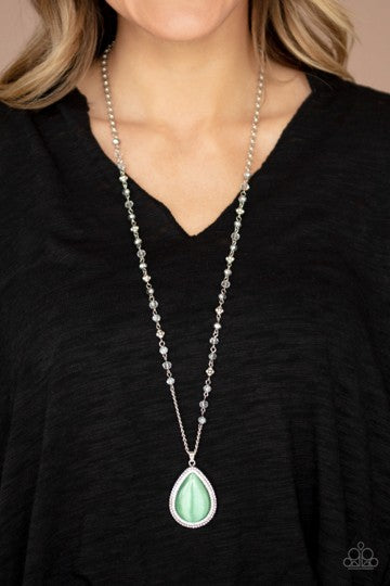 Fashion Flaunt Necklace__Green