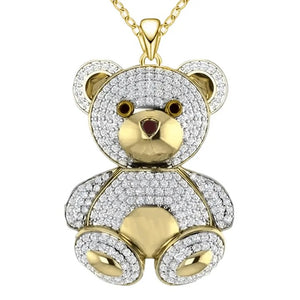 Just BEAR With Me Necklace__Gold