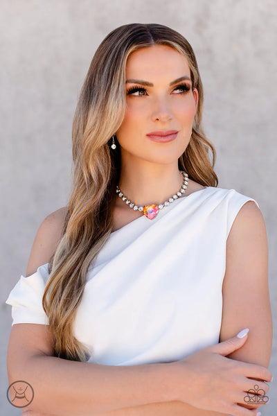 Heart in My Throat Necklace__Orange