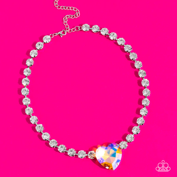 Heart in My Throat Necklace__Orange