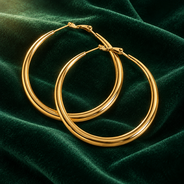 Can I Get HOOP HOOP! Earrings__Gold