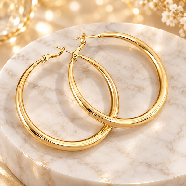 Can I Get HOOP HOOP! Earrings__Gold