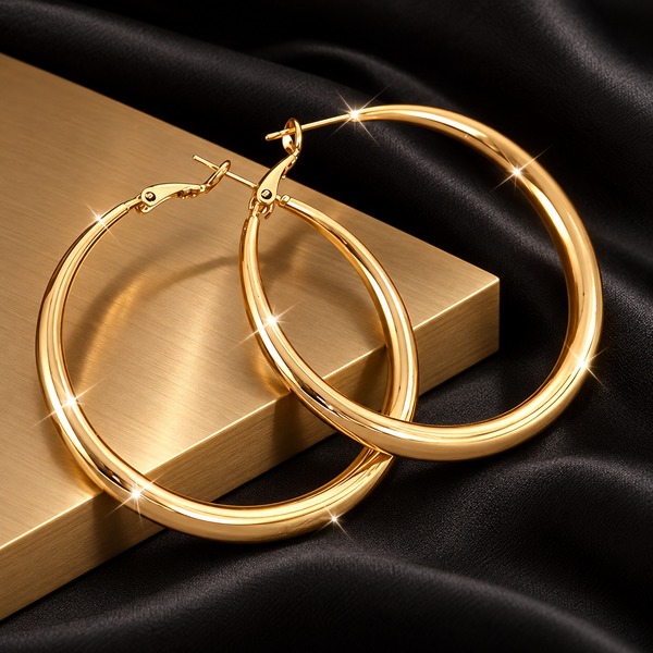 Can I Get HOOP HOOP! Earrings__Gold