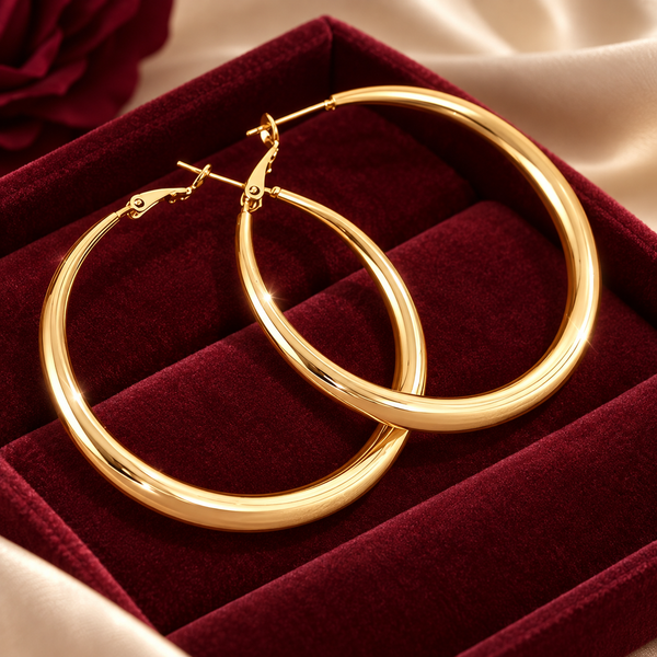Can I Get HOOP HOOP! Earrings__Gold