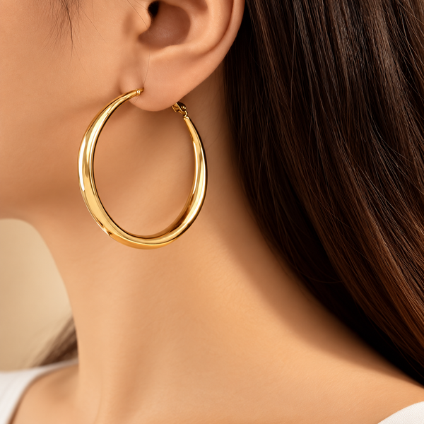 Can I Get HOOP HOOP! Earrings__Gold
