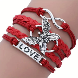 Love Infinitely Bracelet__Red