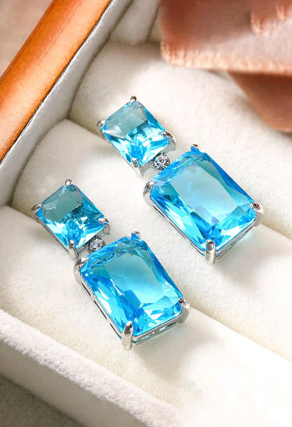 I Only Have Eyes For BLUE Earrings__Blue