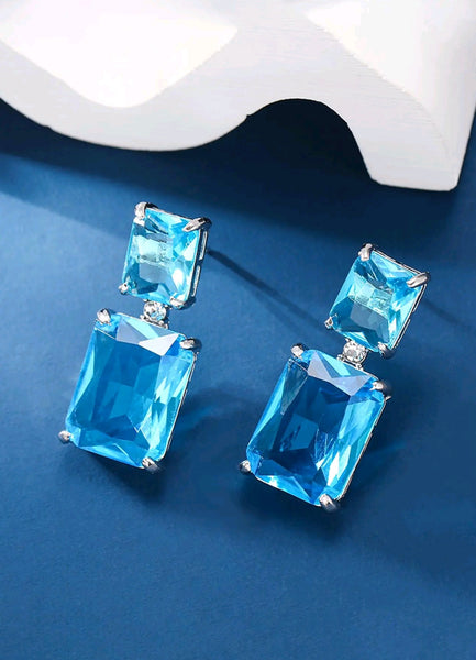 I Only Have Eyes For BLUE Earrings__Blue