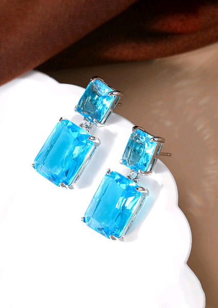 I Only Have Eyes For BLUE Earrings__Blue