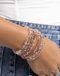 Sizzling Stack Bracelet__Pink__Multi