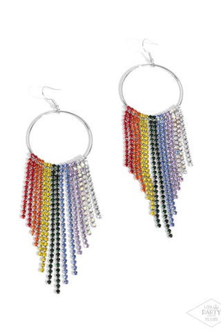 Streamlined Shimmer Earrings__Multi