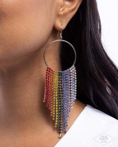Streamlined Shimmer Earrings__Multi
