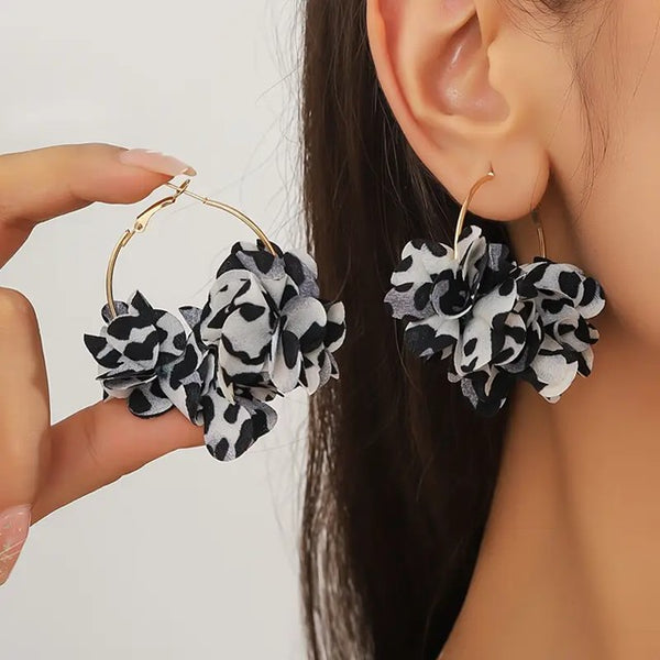 LEOPARDS And Bounds Earrings__Black
