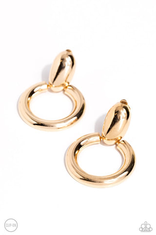 Ancient Artisan Earrings__Gold